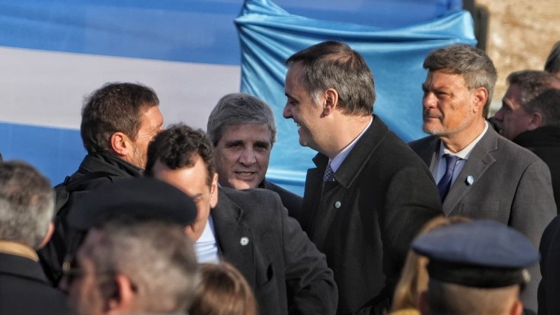 Adorni pasó por Rosario junto con la comitiva nacional (Alan Monzón/Rosario3).