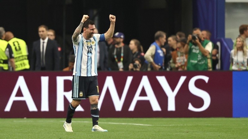 Otro partido memorable del astro rosarino. (EFE)