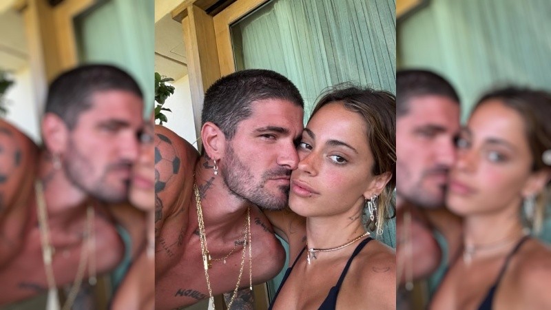 Rodrigo de Paul y Tini Stoessel.