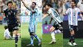 Dos décadas de festejos mundialistas de Messi.