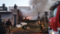 Había mucho material inflamable en el frente de la vivienda.