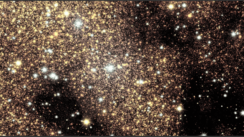 La imagen muestra más de 60 millones de estrellas y 50 sistemas de exoplanetas.