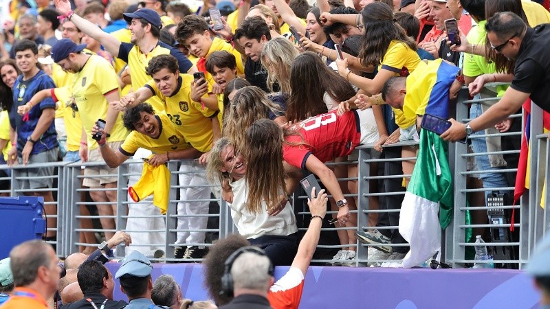 La revancha de Beccacece y su gran alegría (EFE).