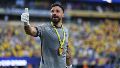 El rosarino Hernán Galíndez es el capitán y arquero de la selección de Ecuador.