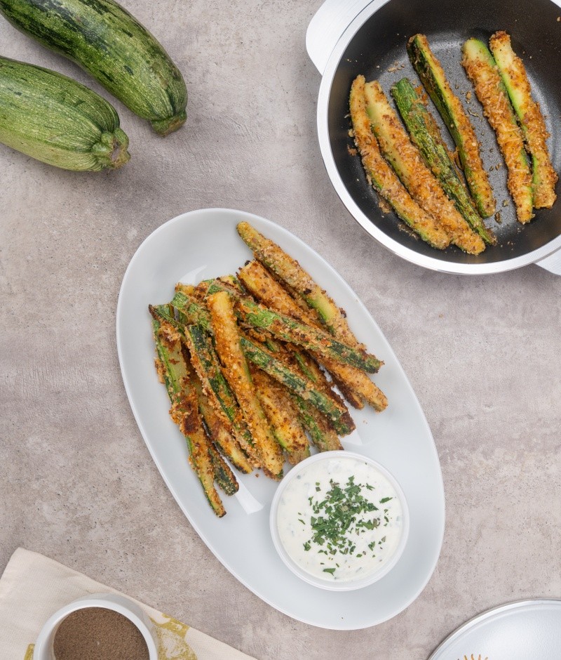 Bastones crocantes de zucchini&nbsp;