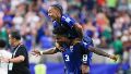 Diney Borges y Livramento de Cabo Verde celebran la clasificación (EFE).