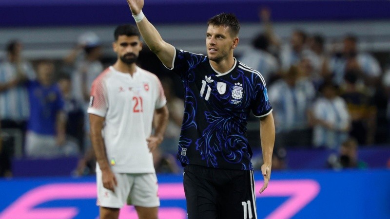 Gio Lo Celso abrió el marcador.
