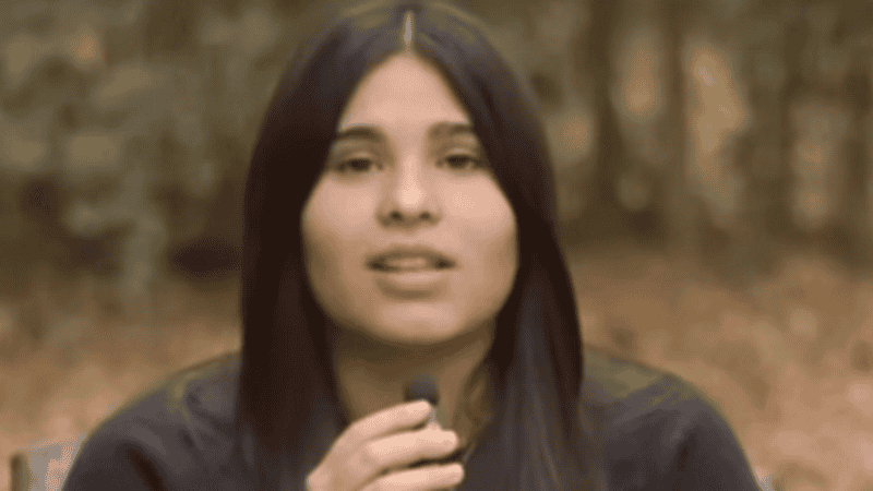 Una imagen del video que grabó Bere.
