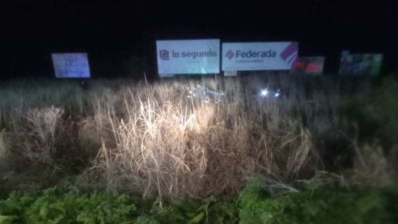El lugar donde terminó el 208 tras el siniestro vial.