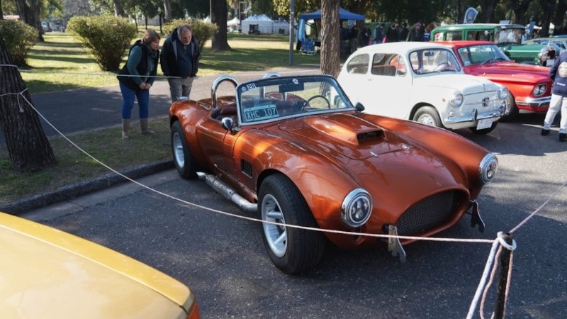 Postales de la exhibición de autos antiguos en el Parque de la Independencia (Alan Monzón/Rosario3).