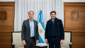 El gobernador Pullaro se reunió el miércoles con el jefe de Gabinete, Diego Santilli.
