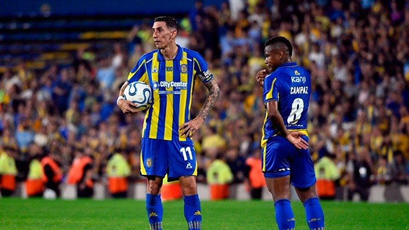 Di María y Campaz, dos de las máximas figuras del Canalla.