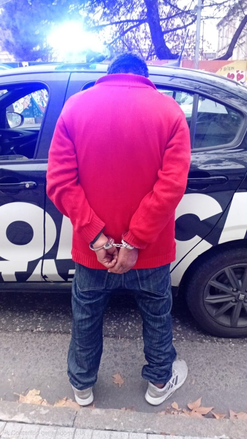 El detenido.