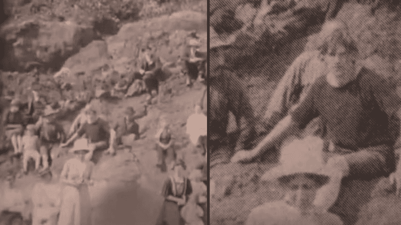 Viral por un pantalón corto: la imagen de 1917 que divide a creyentes y escépticos sobre los viajes en el tiempo.