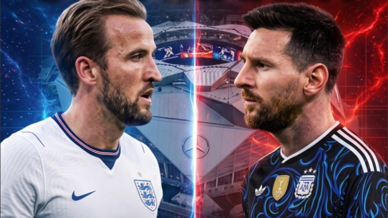 El partido se disputará este miércoles, a las 16 (hora de Argentina) en el Mercedes-Benz Stadium de Atlanta.