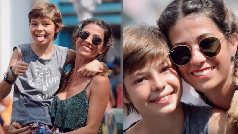&nbsp;La influencer Geraldine Mayer junto a Tomás Catadi. (Foto: Instagram)