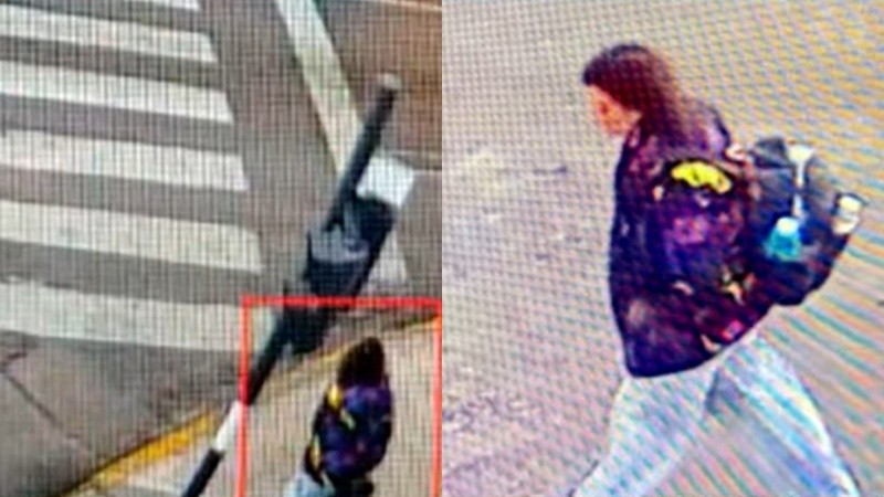 Imágenes que difundió la provincia sobre Micaela Albornoz.