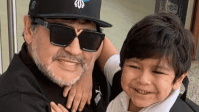 Dieguito Fernando recordó a Diego Maradona con un conmovedor video en la previa de la semifinal.