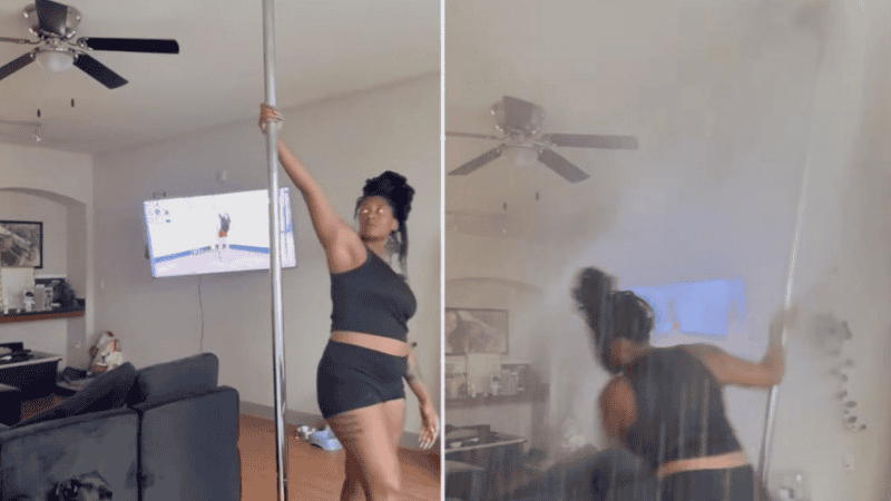Cuando el show debe continuar... bajo el agua: el video de Asha que se volvió viral.