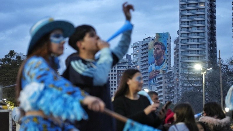 La ciudad de Messi lo celebra