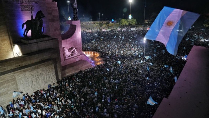 Festejos en Rosario.