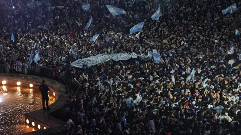 Festejos en Rosario.