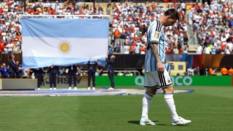 Messi, nuestra bandera (EFE).