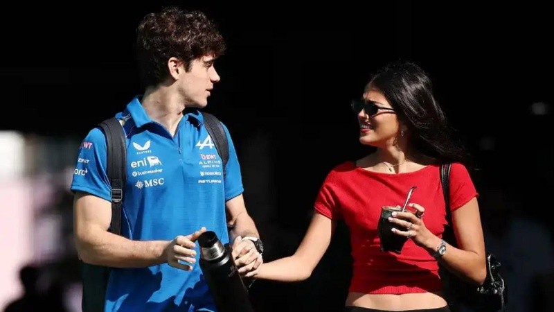 Franco Colapinto y Maia Refico (Instagram)