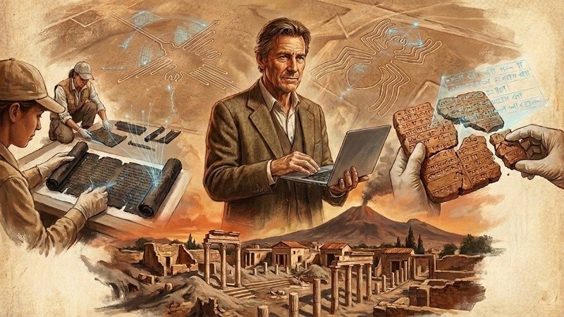 Mientras todos discuten qué mundo va a construir, la inteligencia artificial ya está echando nueva luz sobre lo que sabemos del mundo que existió.