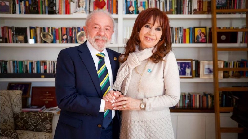 Lula Da Silva y Cristina Kirchner.