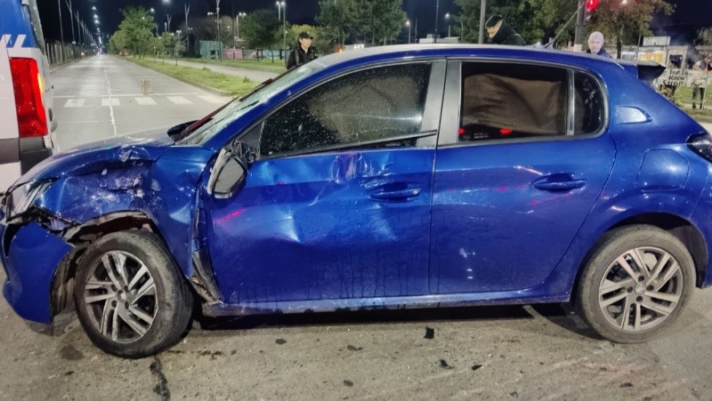 El auto involucrado en el siniestro.&nbsp;