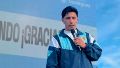 Lisandro Martínez fue recibido por una multitud en Gualeguay.