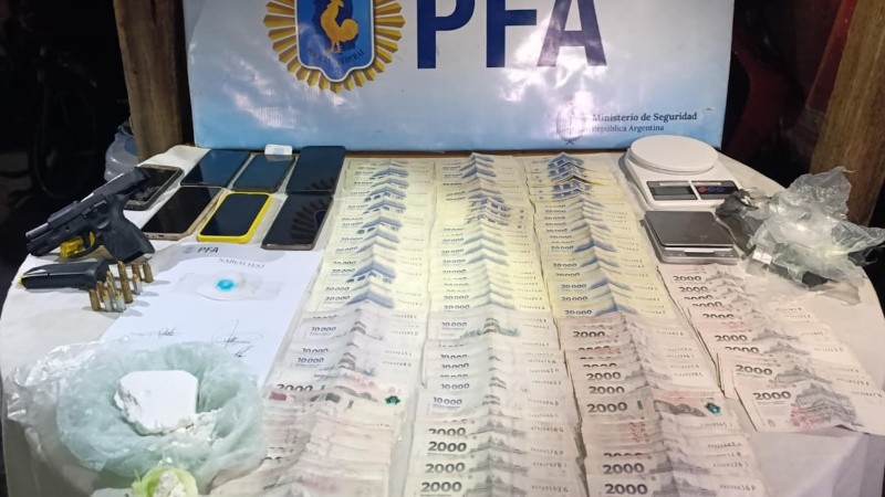 Elementos incautados en mayo por la Policía Federal durante la investigación.