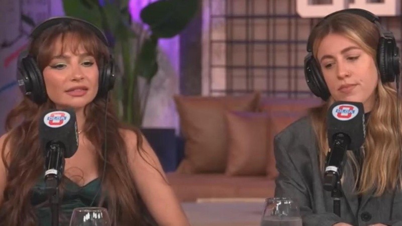 Las actrices Brenda Asnicar y Laura Esquivel (captura de video/Olga)