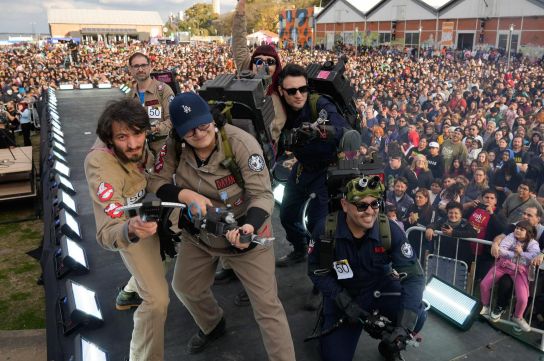 Una postal del clásico desfile de cosplay de la CBB (Archivo Rosario3)