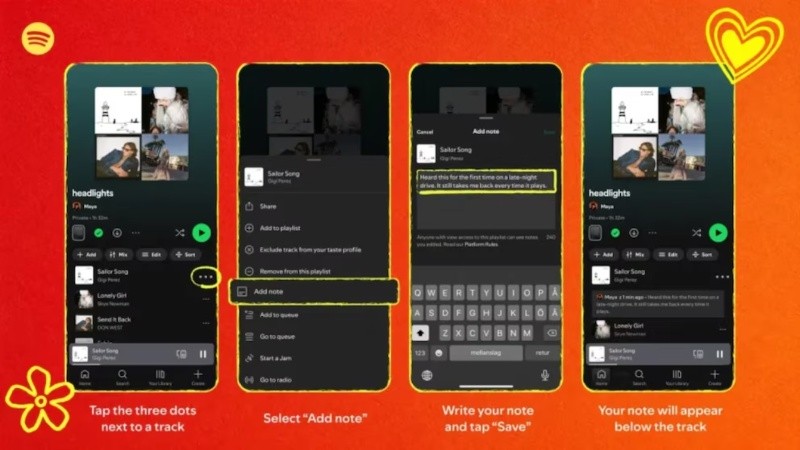 La nueva función de Spotify.&nbsp;