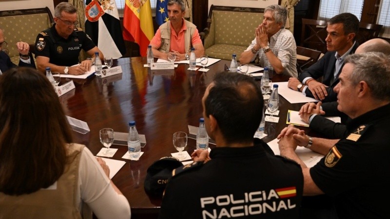 &nbsp;Pedro Sánchezse reunió con las autoridades del Gobierno autonómo de Ceuta. 