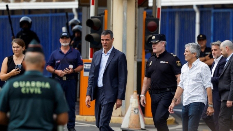 Pedro Sánchez este viernes en Ceuta.