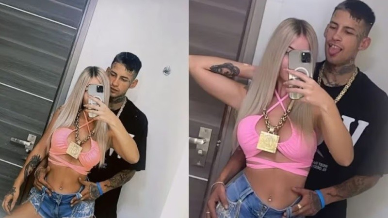 La joven fue novia de L-Gante