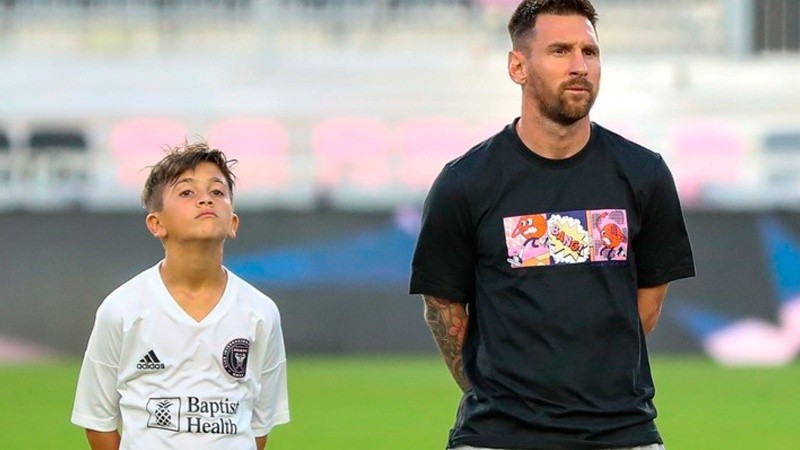 Thiago Messi juega en el inter Miami desde 2023.