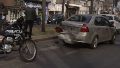 Dos de los coches involucrados en el triple siniestro vial en avenida Perón al 4000.