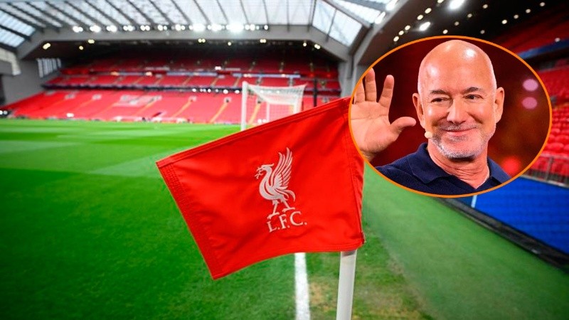 Jeff Bezos podría adquirir el 30 por ciento del Liverpool.