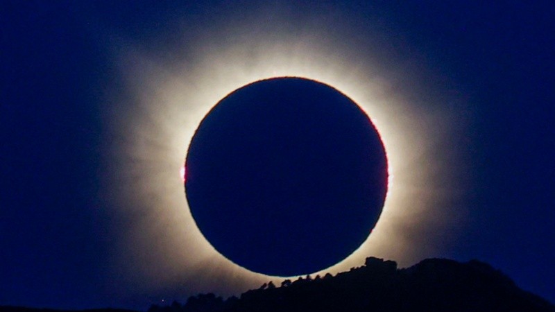 El eclipse total en España.