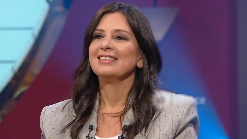 La conductora Edith Ermida (captura de video)