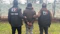 El arresto tuvo lugar en la vía pública, frente al club GER. Foto: PDI/Ministerio de Seguridad.