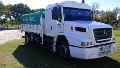 Localización desconocida. El Mercedes Benz sustraído al camionero entrerriano.