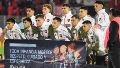 Los 11 que iniciaron la victoria ante Riestra (Fotobaires).