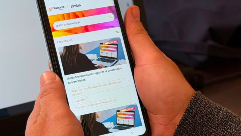 La unión convivencial se puede tramitar online.