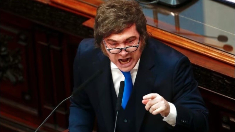 El presidente Javier Milei.
