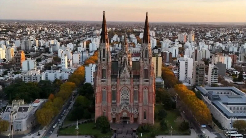 La catedral de la Inmaculada Concepción en La Plata.